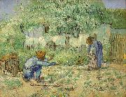Vincent Van Gogh First Steps, after Millet oil painting reproduction